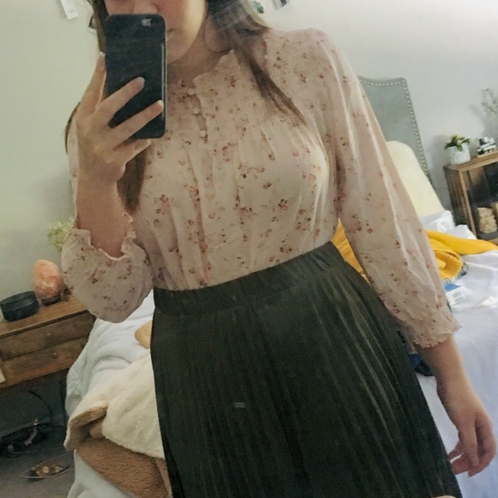 Cynthia Rowley Floral Blouse - Light Pink - Picture 5 of 5